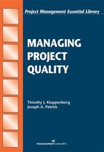 Cover image for Managing Project Quality, isbn: 9781523096879