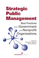 Cover image for Strategic Public Management, isbn: 9781523097234