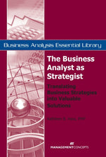Cover image for The Business Analyst as Strategist, isbn: 9781567263435