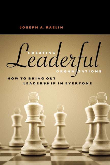 Cover image for Creating Leaderful Organizations, isbn: 9781576752333
