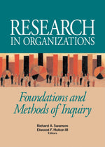 Cover image for Research in Organizations, isbn: 9781576753149