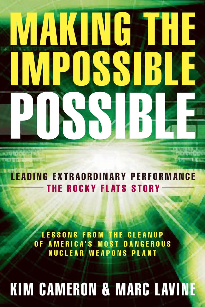 Cover image for Making the Impossible Possible, isbn: 9781576753903