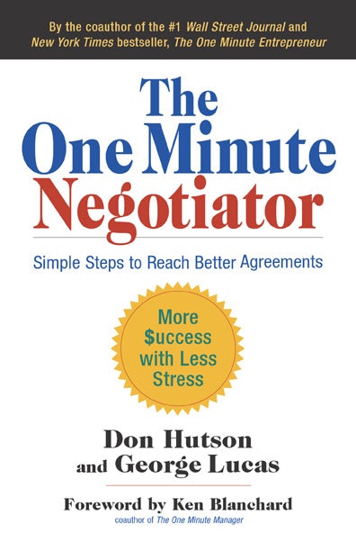 Cover image for The One Minute Negotiator, isbn: 9781605095868