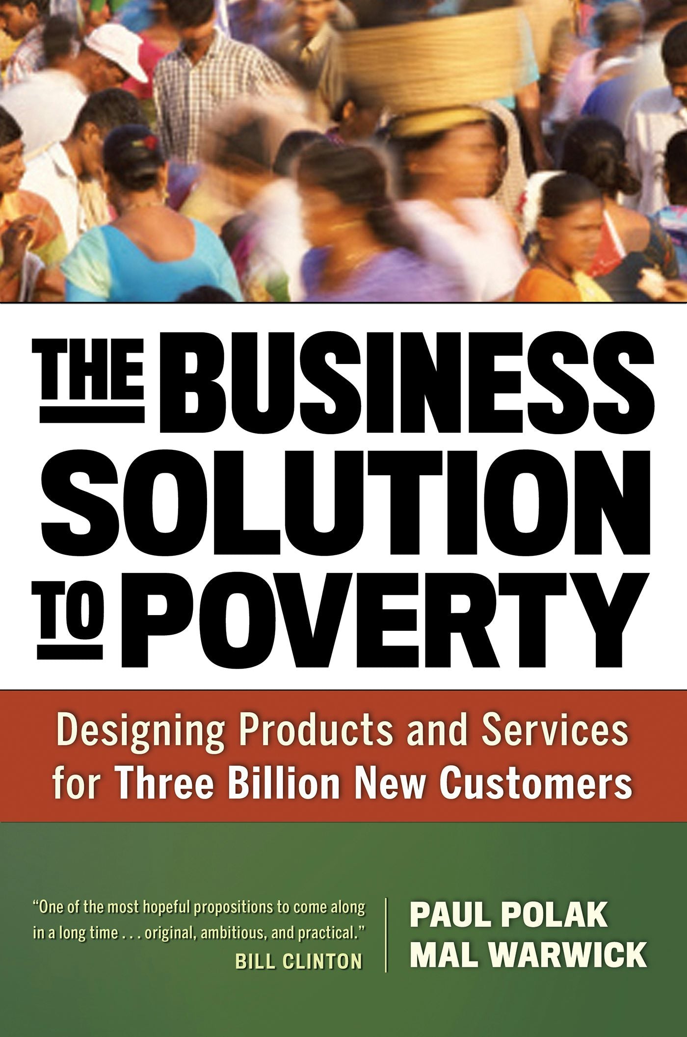 Cover image for The Business Solution to Poverty, isbn: 9781609940775