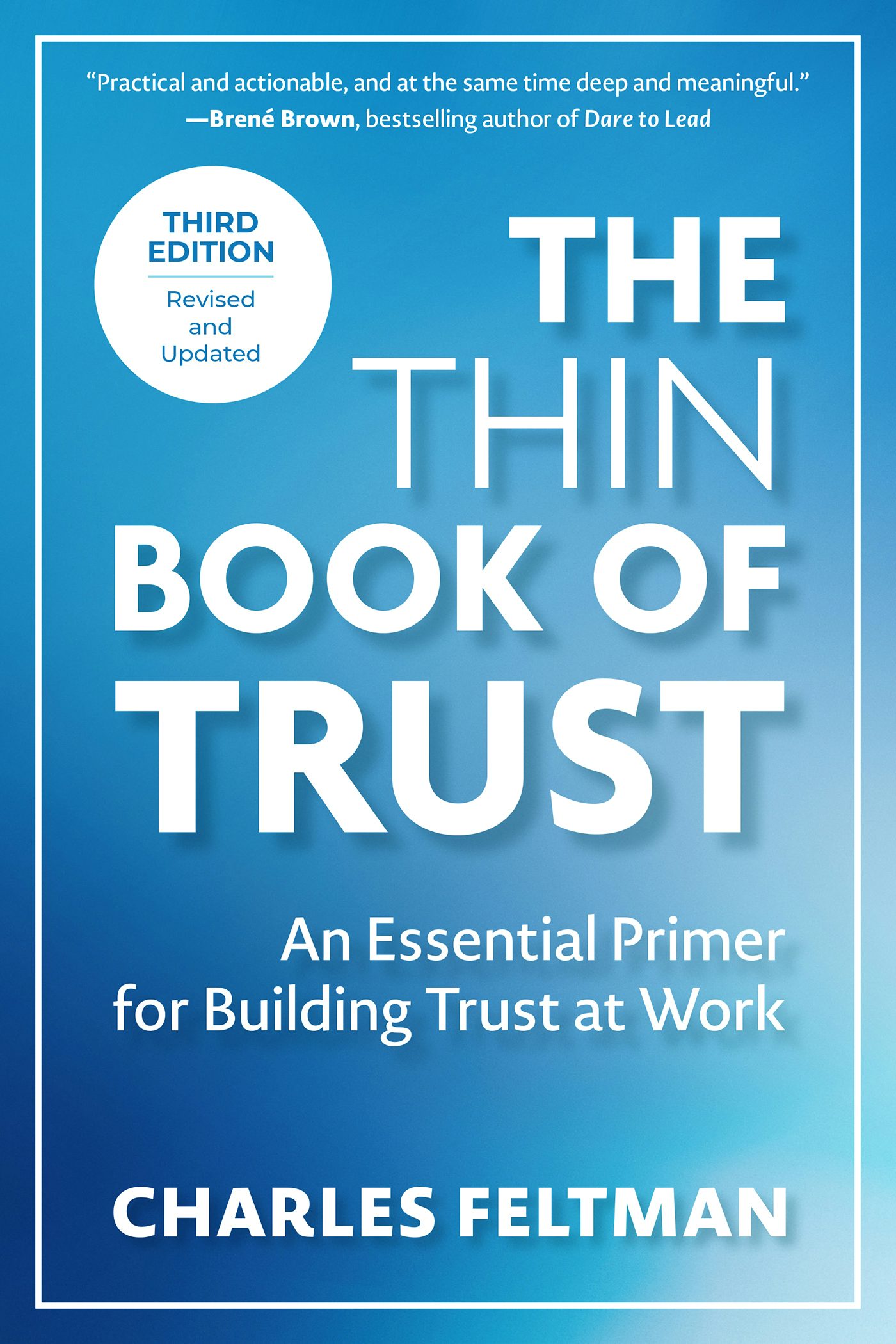 Cover image for The Thin Book of Trust, Third Edition, isbn: 9798890570390