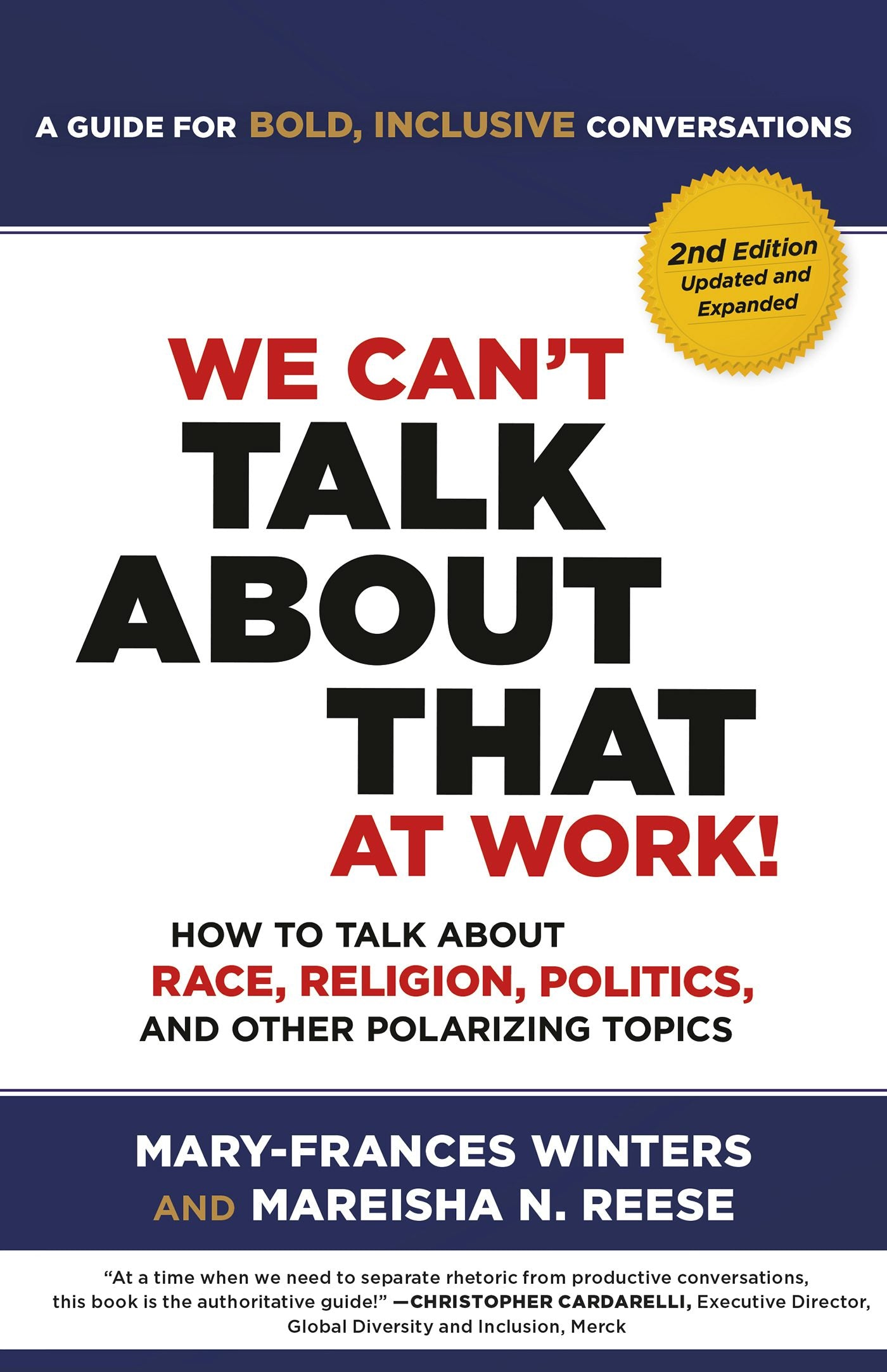Cover image for We Can't Talk about That at Work! Second Edition, isbn: 9781523006335
