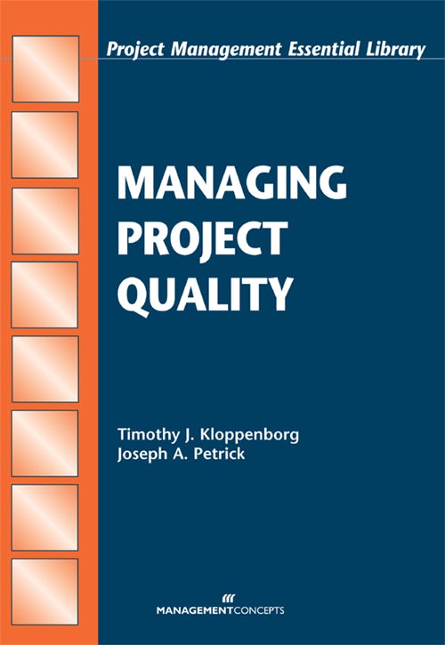 Cover image for Managing Project Quality, isbn: 9781567261417