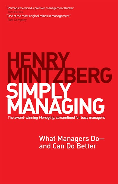 Cover image for Simply Managing, isbn: 9781609949235