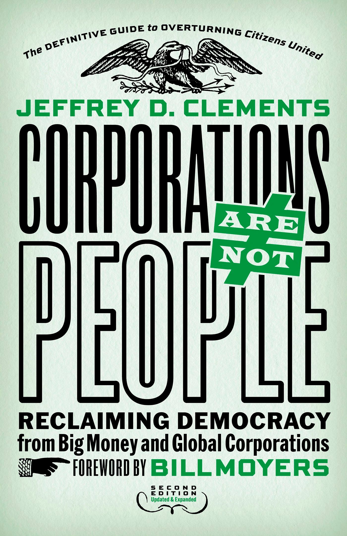 Cover image for Corporations Are Not People, isbn: 9781626562103