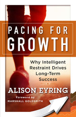 Cover image for Pacing for Growth, isbn: 9781626568174