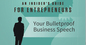 Your Bulletproof Business Speech